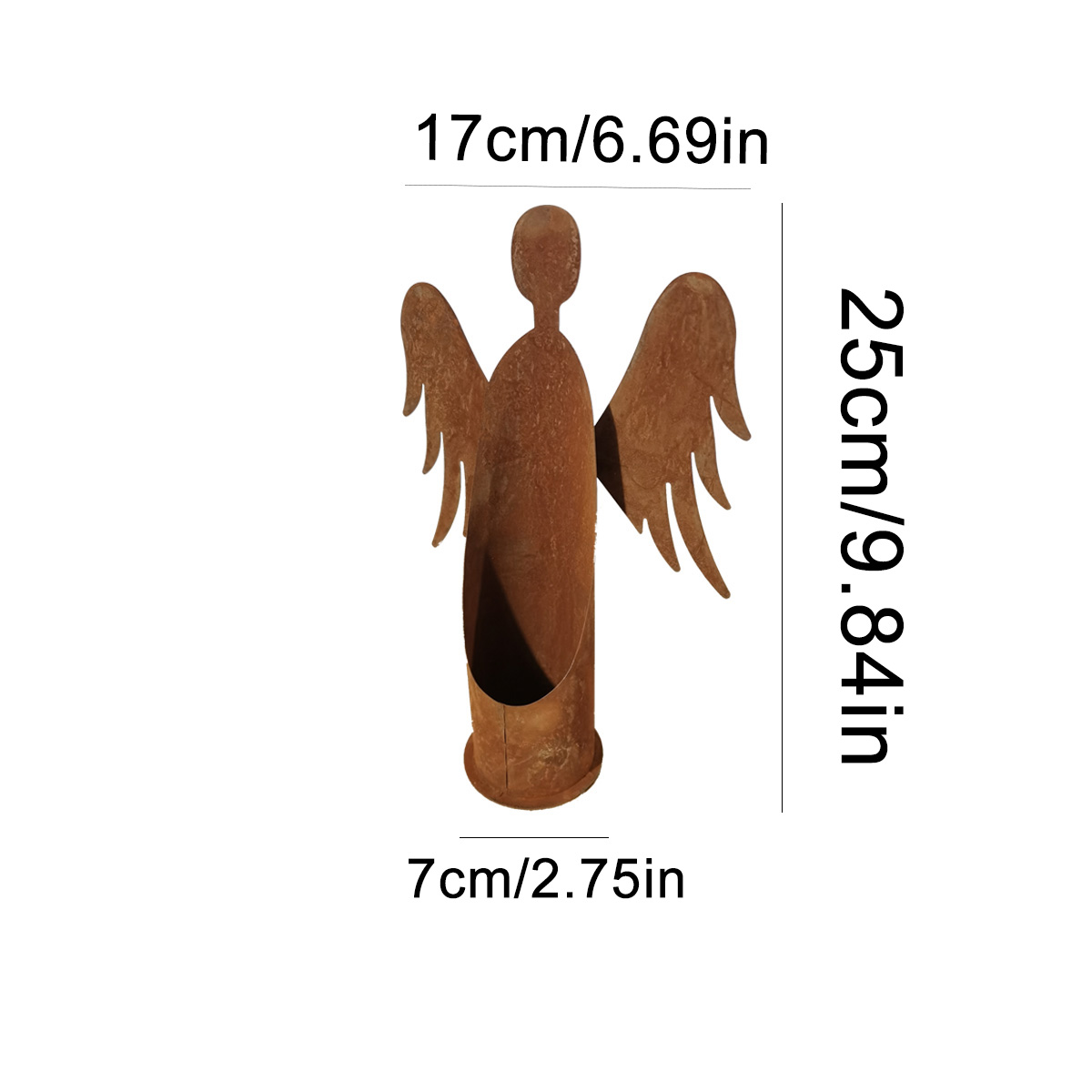 1Pc Iron Garden Sculpture, Vin - Outdoor Furniture Vintage 评论和价格