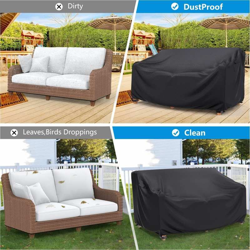 10 Size Heavy-Duty Outdoor Dou - Outdoor Furniture Covers 评论和价格
