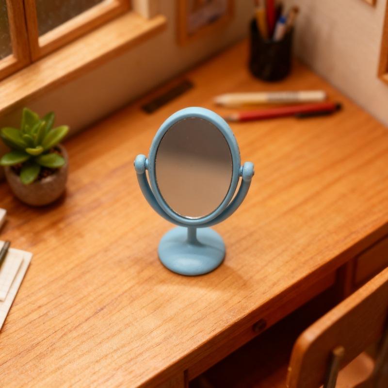 1Pcs Miniature Retro Mirror Dr - Outdoor Furniture Vintage 评论和价格