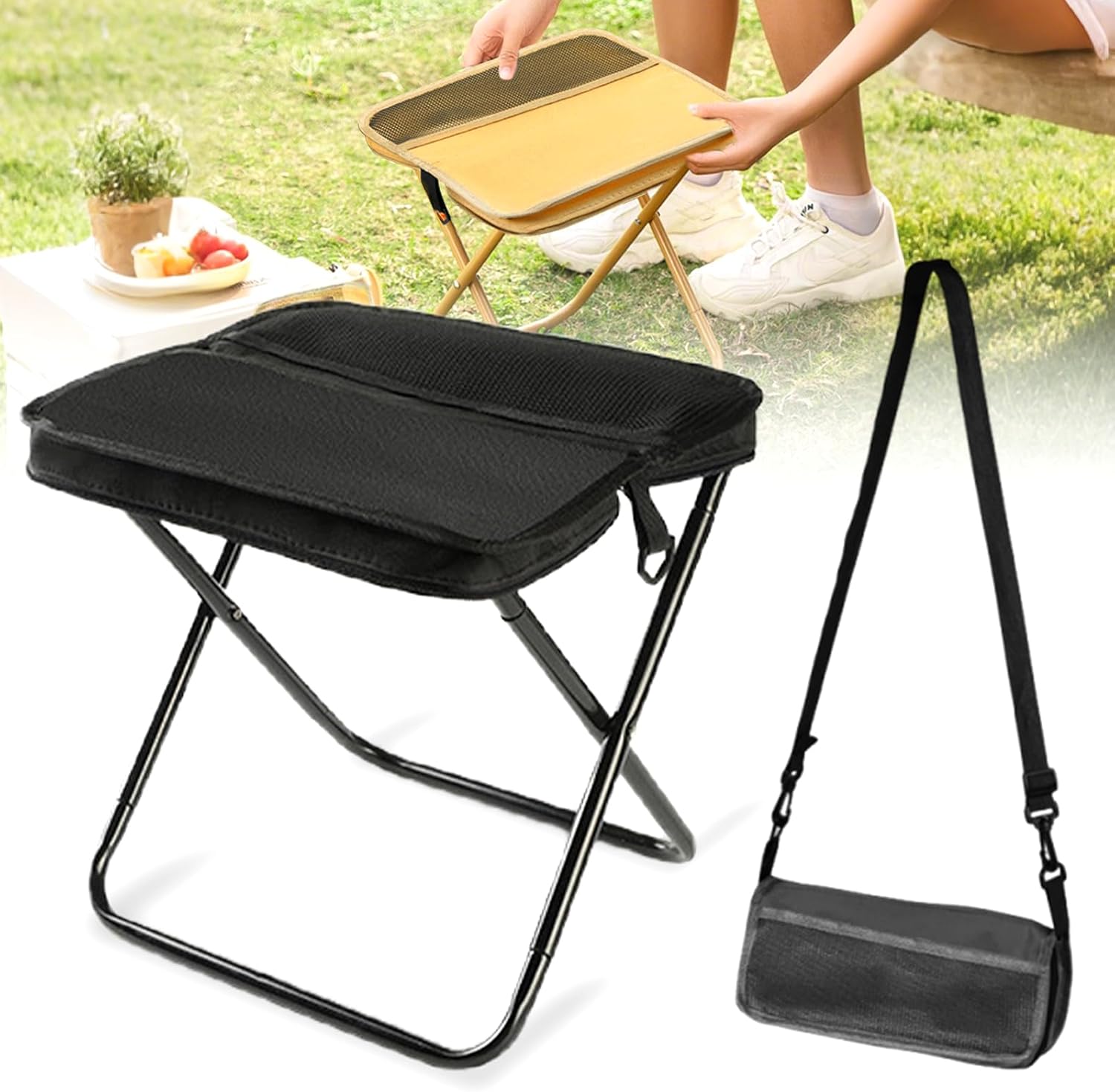 GMOX Portable Folding Camping  - Outdoor Furniture Rocking Chair 评论和价格