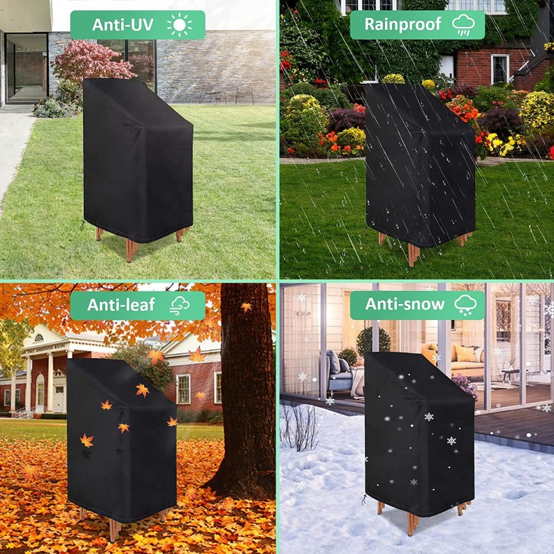 1/2/PCS Stacked Chair Dust Cov - Outdoor Furniture Covers 评论和价格