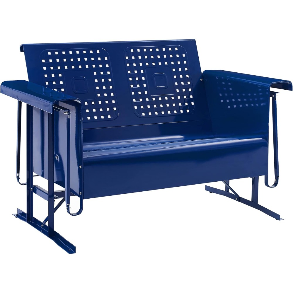 Bates Retro Metal Outdoor Love - Outdoor Furniture Loveseat 评论和价格