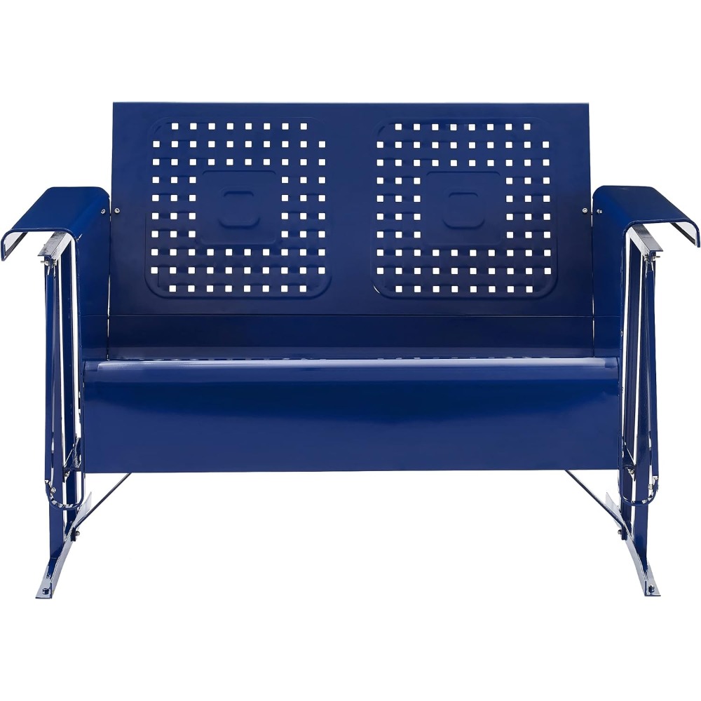 Bates Retro Metal Outdoor Love - Outdoor Furniture Loveseat 评论和价格