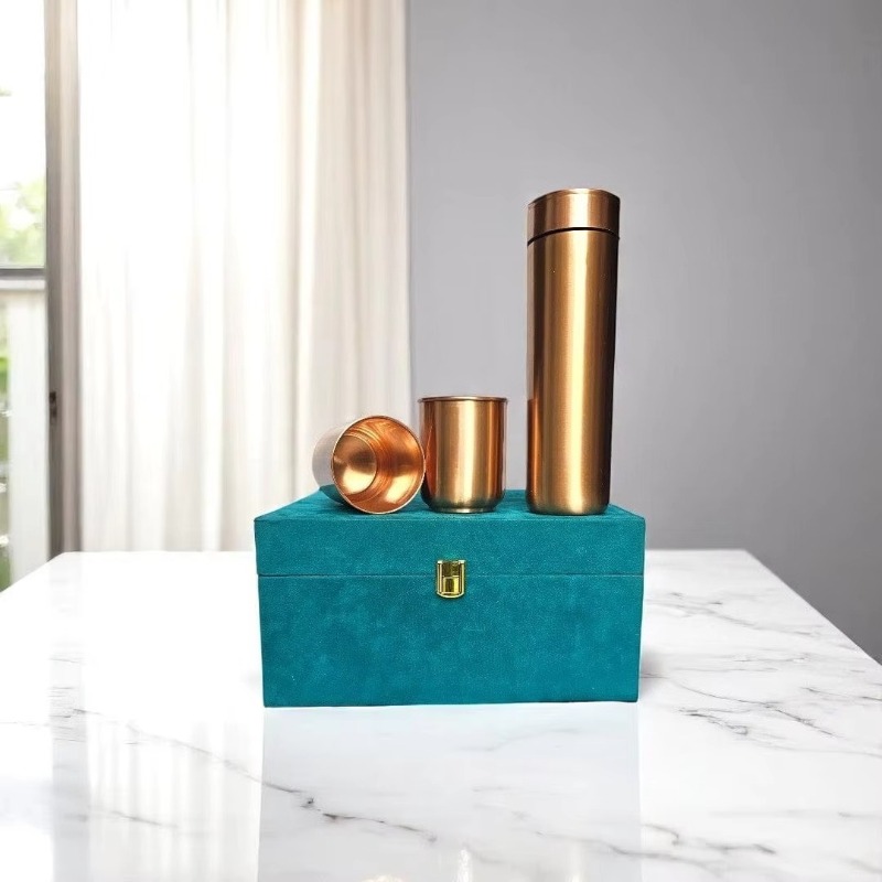 1500ML Smooth Copper Water Jug - Outdoor Furniture Vintage 评论和价格