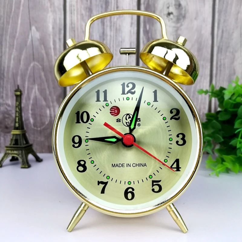 Metal Mechanical Alarm Clock C - Outdoor Furniture Vintage 评论和价格