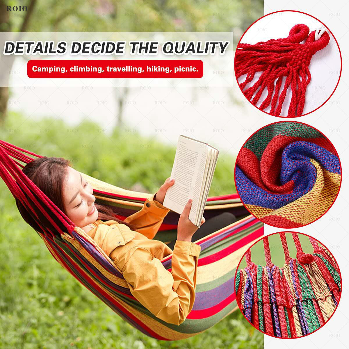 Camping Hammock Thickened Dura - Outdoor Furniture Rocking Chair 评论和价格