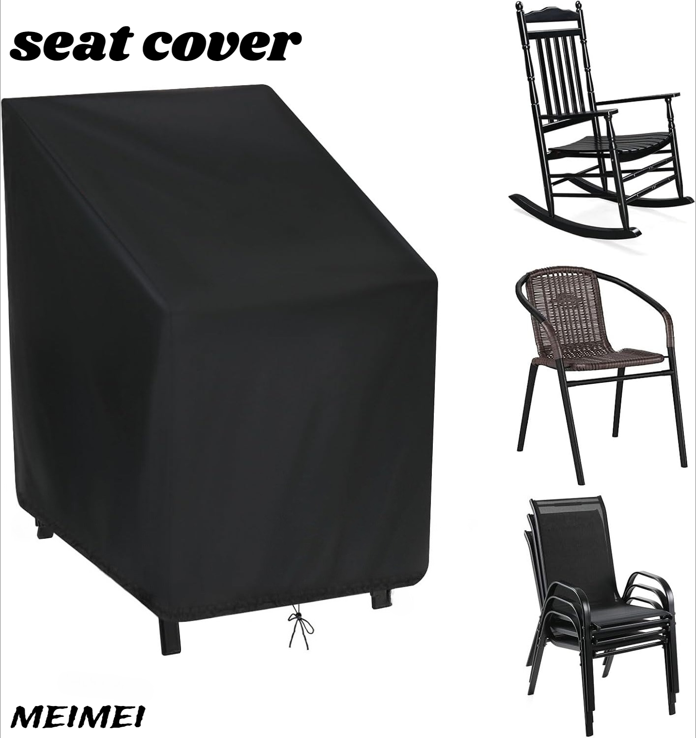 Stacked Chair Dust Cover Stora - Outdoor Furniture Covers 评论和价格