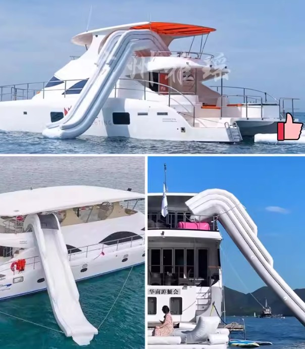 Inflatable water yacht slide b - Outdoor Furniture Table And Chairs 评论和价格