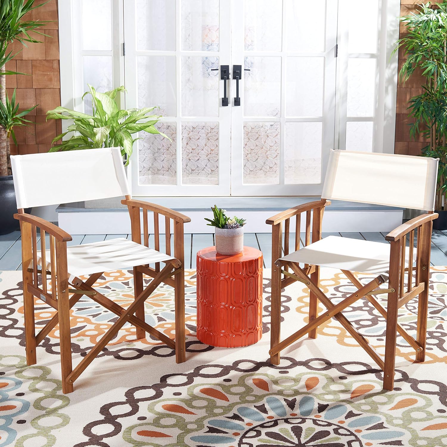 Tall Folding Director Chair Se - Outdoor Furniture Table And Chairs 评论和价格
